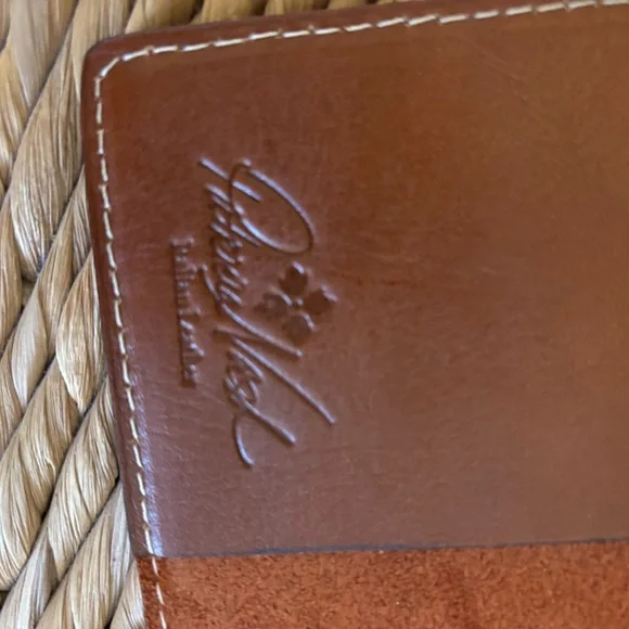 Patricia Nash Brown Leather Journal Planner Cover - Picture 2 of 3